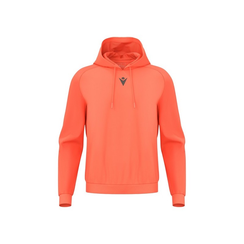 SUDADERA CON CAPUCHA MACRON HORN COLOR CORAL