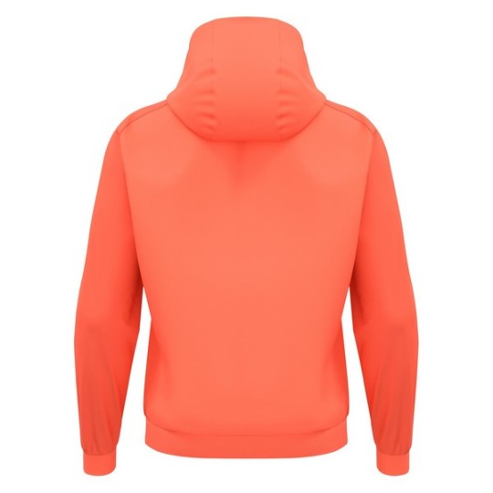 SUDADERA CON CAPUCHA MACRON HORN COLOR CORAL