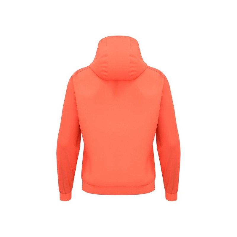 SUDADERA CON CAPUCHA MACRON HORN COLOR CORAL