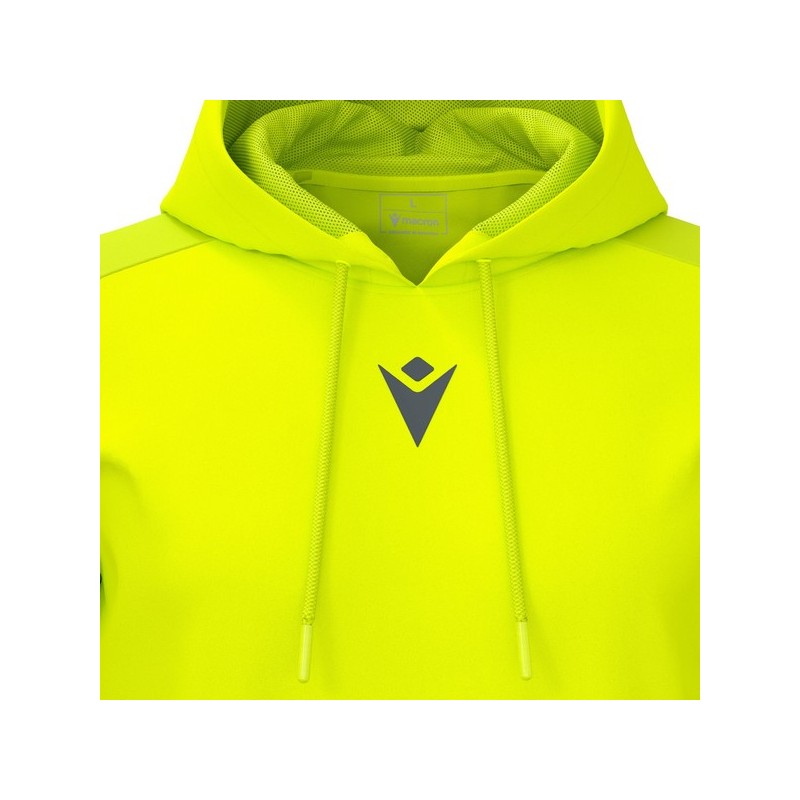 DESSUADORA AMB CAPUTXA MACRON HORN COLOR GROC FLUORESCENT