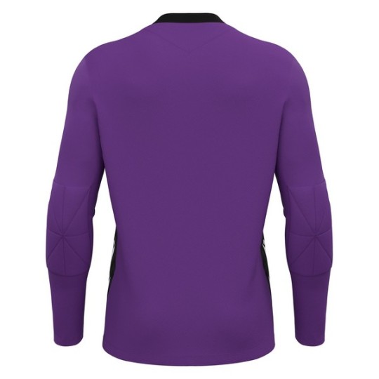 CAMISETA DE PORTERO MACRON ARGO LILA I NEGRO