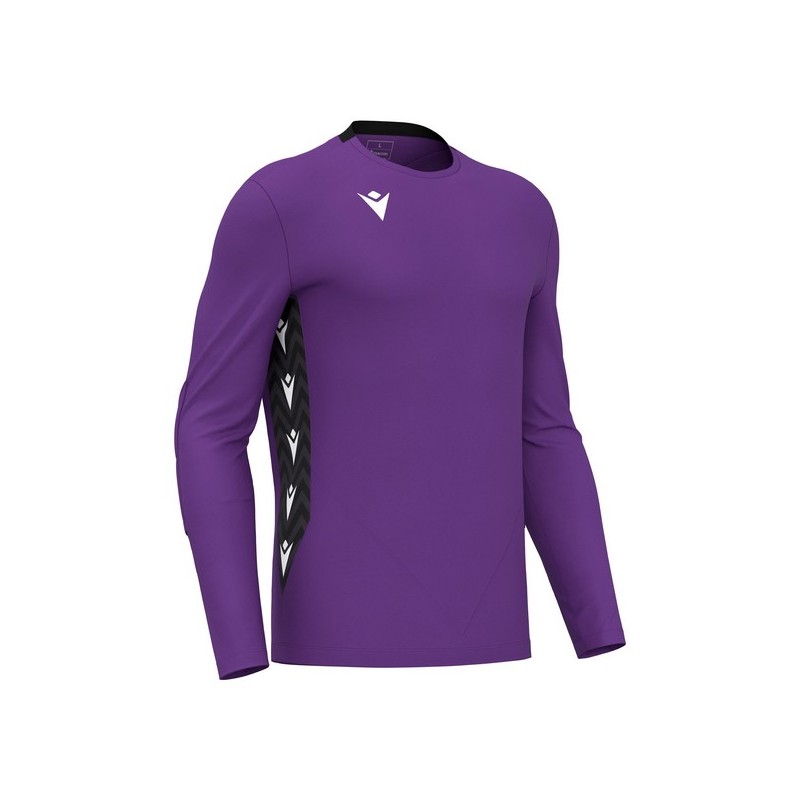 CAMISETA DE PORTERO MACRON ARGO LILA I NEGRO