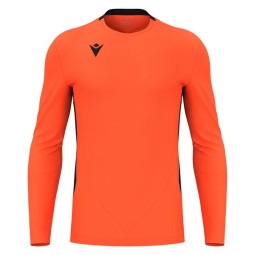 CAMISETA DE PORTERO MACRON ARGO NARANJA Y NEGRO