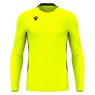 CAMISETA DE PORTERO MACRON ARGO AMARILLO FLUORESCENTE Y NEGRO