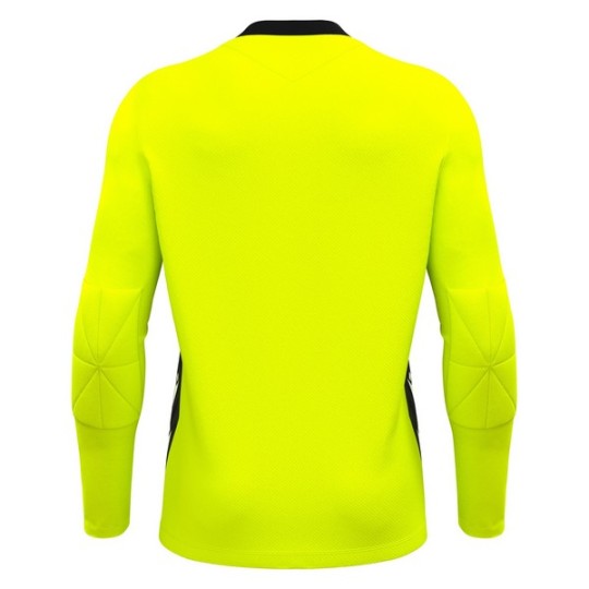 CAMISETA DE PORTERO MACRON ARGO AMARILLO FLUORESCENTE Y NEGRO