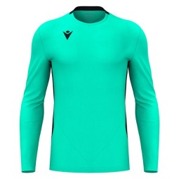 CAMISETA DE PORTERO MACRON ARGO TURQUESA Y NEGRO