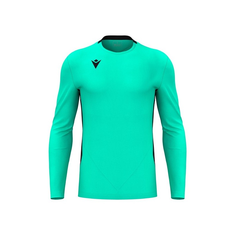 CAMISETA DE PORTERO MACRON ARGO TURQUESA Y NEGRO