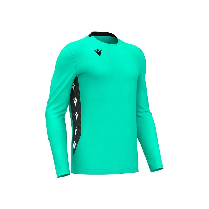 CAMISETA DE PORTERO MACRON ARGO TURQUESA Y NEGRO