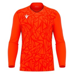 CAMISETA DE PORTERO MACRON CORVUS ECO NARANJA FLUORESCENTE