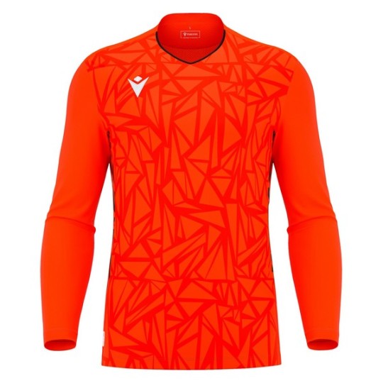 CAMISETA DE PORTERO MACRON CORVUS ECO NARANJA FLUORESCENTE