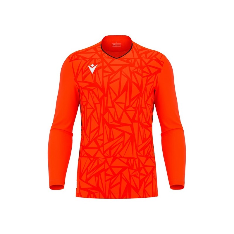 CAMISETA DE PORTERO MACRON CORVUS ECO NARANJA FLUORESCENTE