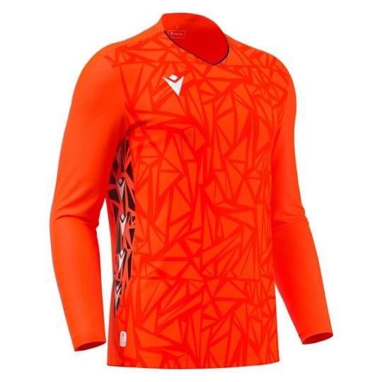 CAMISETA DE PORTERO MACRON CORVUS ECO NARANJA FLUORESCENTE