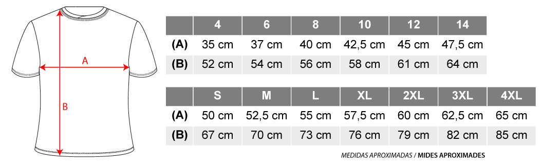 GUIA DE TALLES SAMARRETA TC TOP LINE
